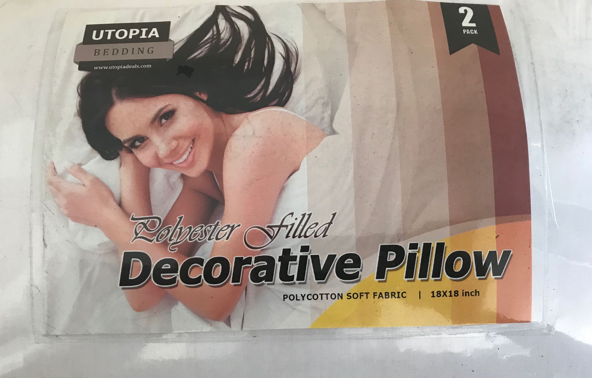 21 LUXURY PILLOW SETS X 2 IN EACH PACK = 42 PILLOWS TOTAL - Image 2 of 2