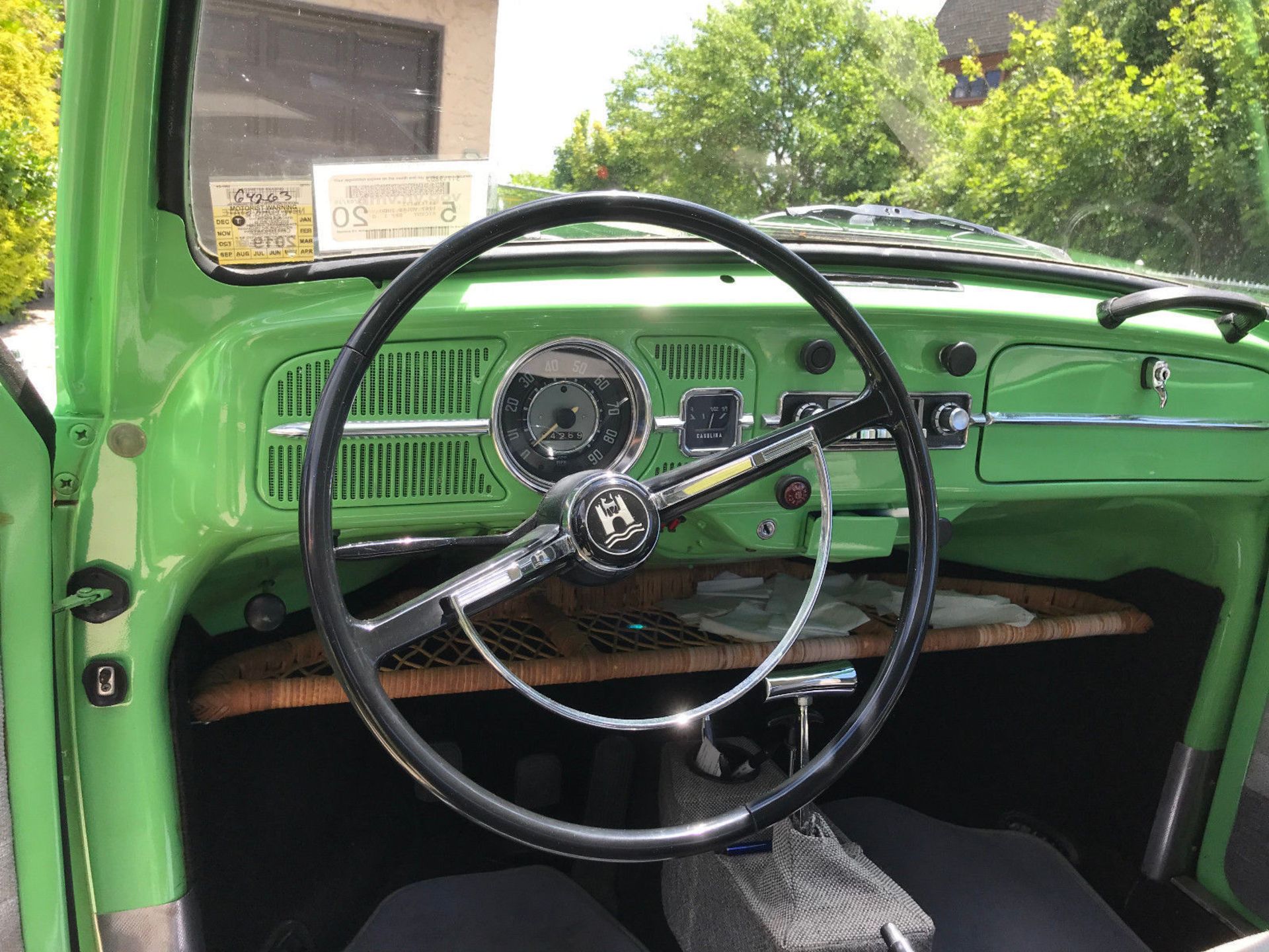 1967 Volkswagen Beetle - Classic, BRAND NEW INTERIOR, VERY COLLECTIBLE, BEATLES GREEN, LOCATION NY - Image 8 of 10