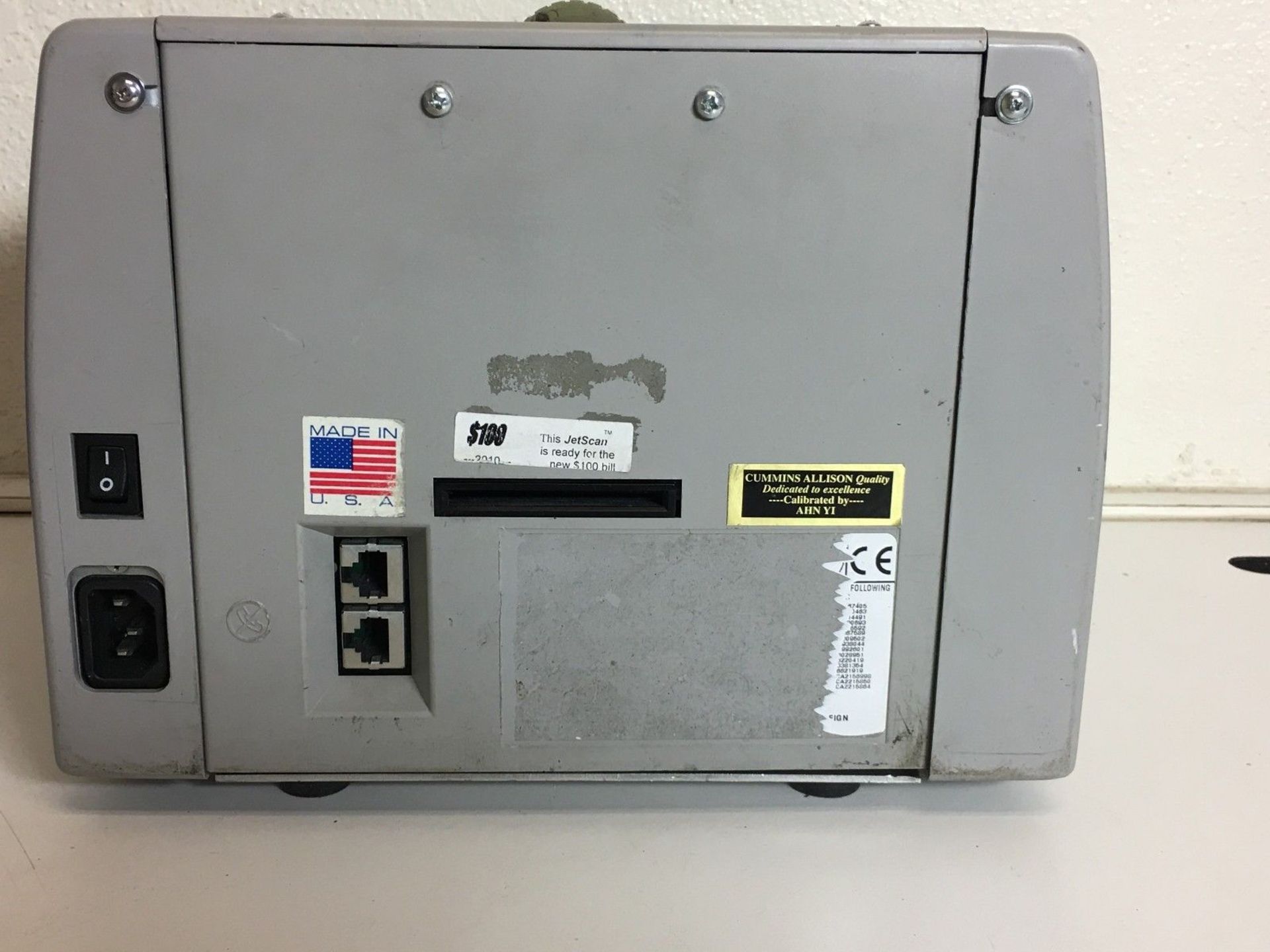 3 X CUMMINS JETSCAN CURRENCY MONEY COUNTER MODEL 4065 - Image 3 of 4