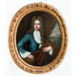 [Portrait d'un gentilhomme]. - S.d Huile sur toile, ovale 58 x 47,5 cm; non signée. [...]