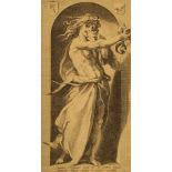 Goltzius, Hendrick - 2 allégories féminines : l'Envie et la Gourmandise. 16e [...]