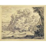 Genoels, Abraham ; Both, Jan ; Stoop, Dirck - 4 paysages. 17e siècle Eaux-fortes, [...]