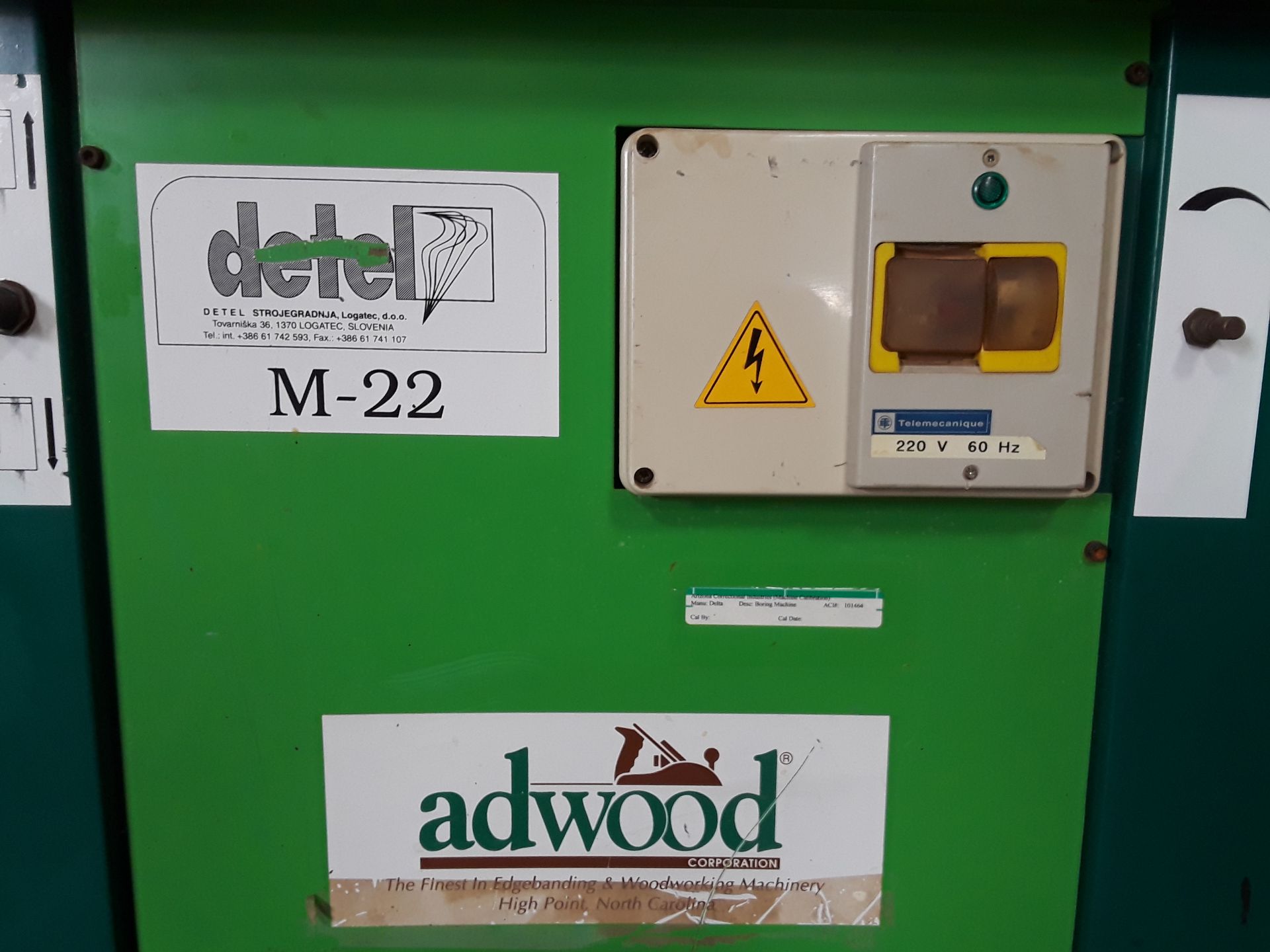 Adwood Detel M-22 Construction Line Boring Machine 22 spindle - Image 3 of 10