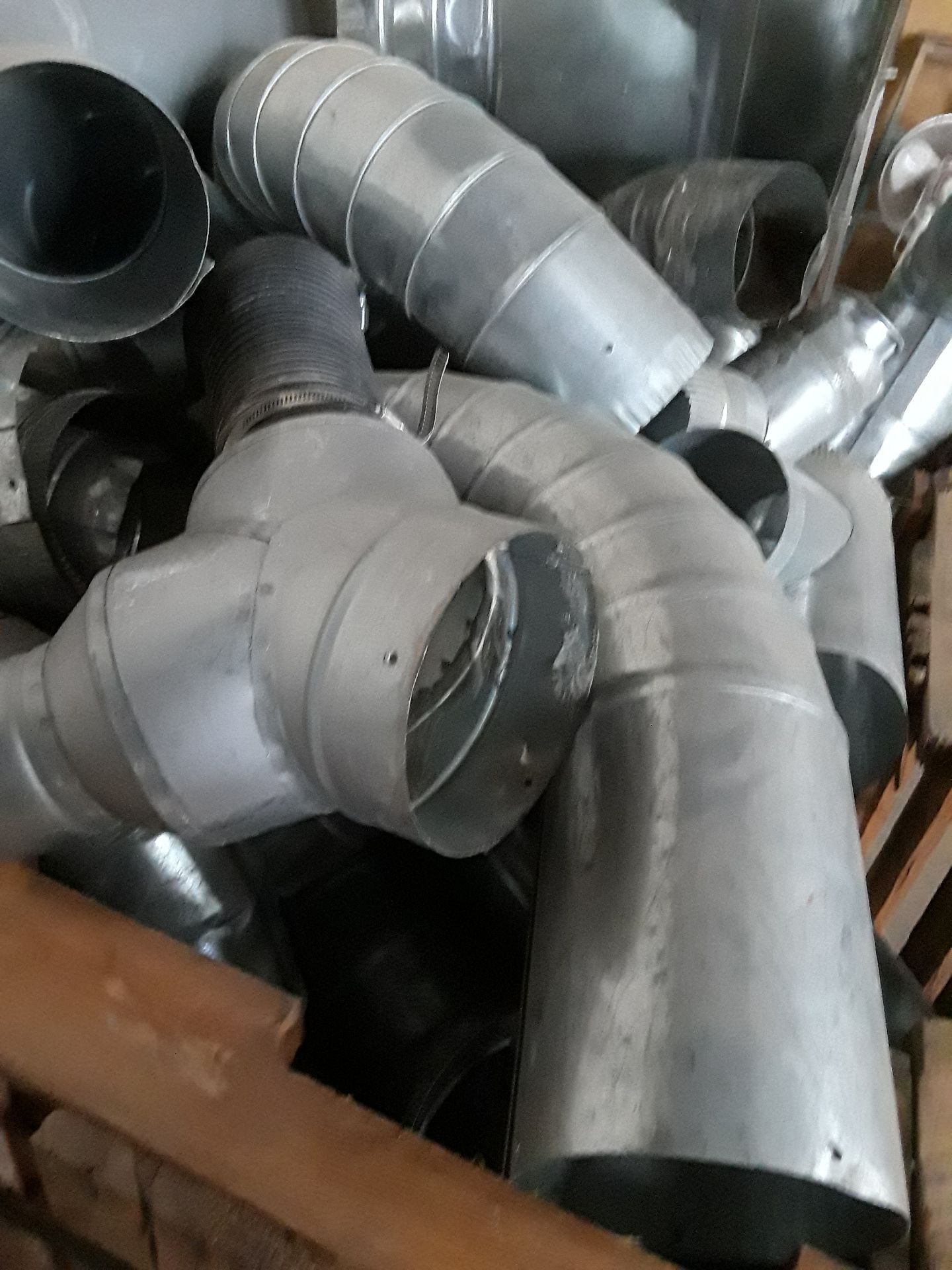 Misc. Dust Collecting Sheet Metal Pipe Fittings - Image 6 of 10