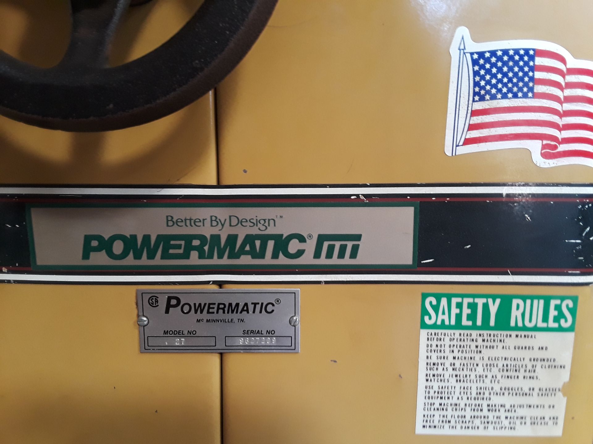 Powermatic Wood Shaper Model #27 5 Hp - Image 10 of 10