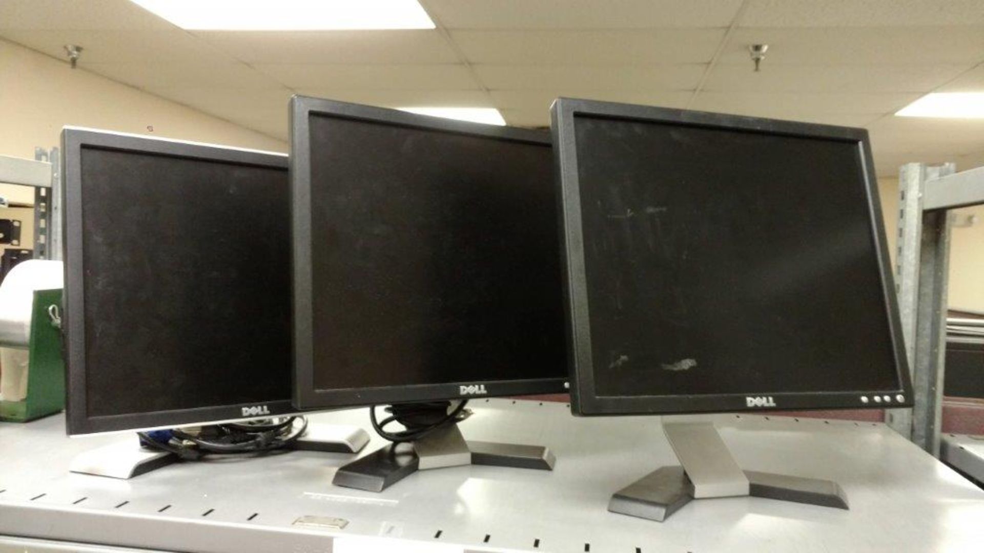 (3) Dell flat screen moniters. (1- E178fpc, 1- E177fpc, 1- 1708fpt)