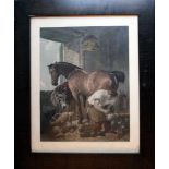English colour engraving after Edwin Landseer (1802-1873), showing a horse‘s locksmith; around 1880;