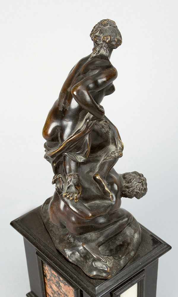 Giovanni da Bologna (1529 -1608 )-school, bronze group of Venus on a prisioneer on integrated - Image 3 of 3