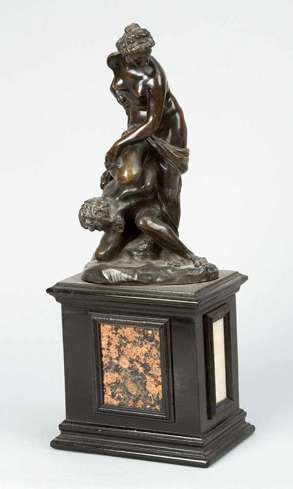 Giovanni da Bologna (1529 -1608 )-school, bronze group of Venus on a prisioneer on integrated