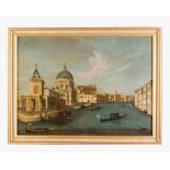 Francesco Tironi ( 1745-1797)-attributed, view of the Canale Grande in Venice wih Gondolas, oil on