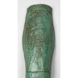 Arm Protection, in ancient manner, copper, in the centre Herkules surrounded by decorations,