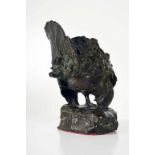 Robert Franges Mihanovic 1872 - 1940 Turkeybronzeheight, 31,5 cm31.5 cmRobert Franges Mihanovic 1872