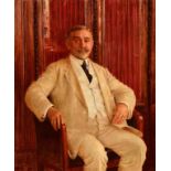 Vlaho Bukovac 1855-1922 Portrait of Oskar Weissmayeroil/canvas116 x 96 cm116 x 96 cmVlaho Bukovac