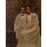 Vlaho Bukovac 1855-1922 Mother and sonoil/canvas72 x 53.5 cm72 x 53.5 cmVlaho Bukovac 1855-1922oil/