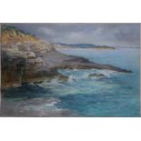 Menci Clement Crncic 1865-1930 Seascapepastel30 x 44 cm30 x 44 cmMenci Clement Crncic 1865-