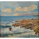 Gabrijel Jurkic 1886-1974 Sea scapeoil/cardboard50 x 60 cm50 x 60 cmGabrijel Jurkic 1886-1974oil/