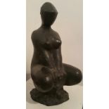 Vjekoslav Rukljac 1916-1997 Kneeling Nudebronze43 x 21 x 20 cm43 x 21 x 20 cmVjekoslav Rukljac