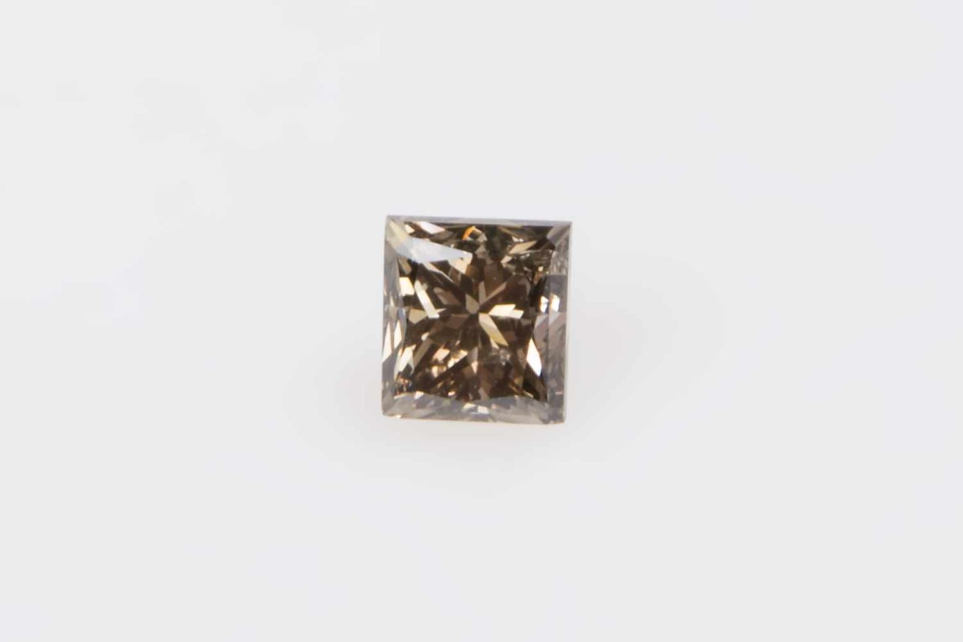 1 Loser Diamant 1,53 ct Diamant 5,93 x 5,42 x 5,23, brown P1 - Bild 2 aus 3