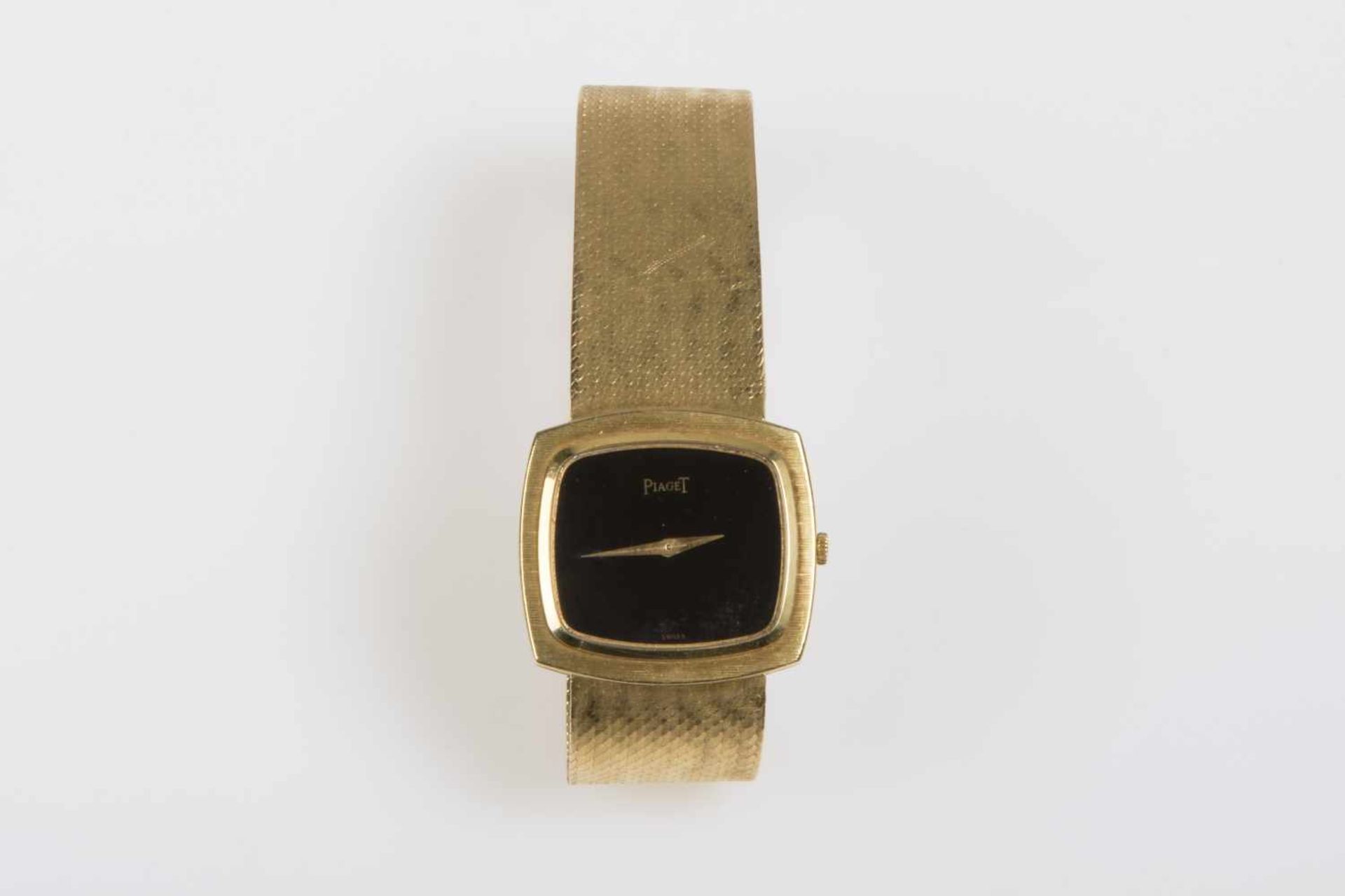 Piaget Dress WatchGold 750, Handaufzug, Kolbenzahnhemmung, stoßgesicherte Unruhwelle, Werknr.