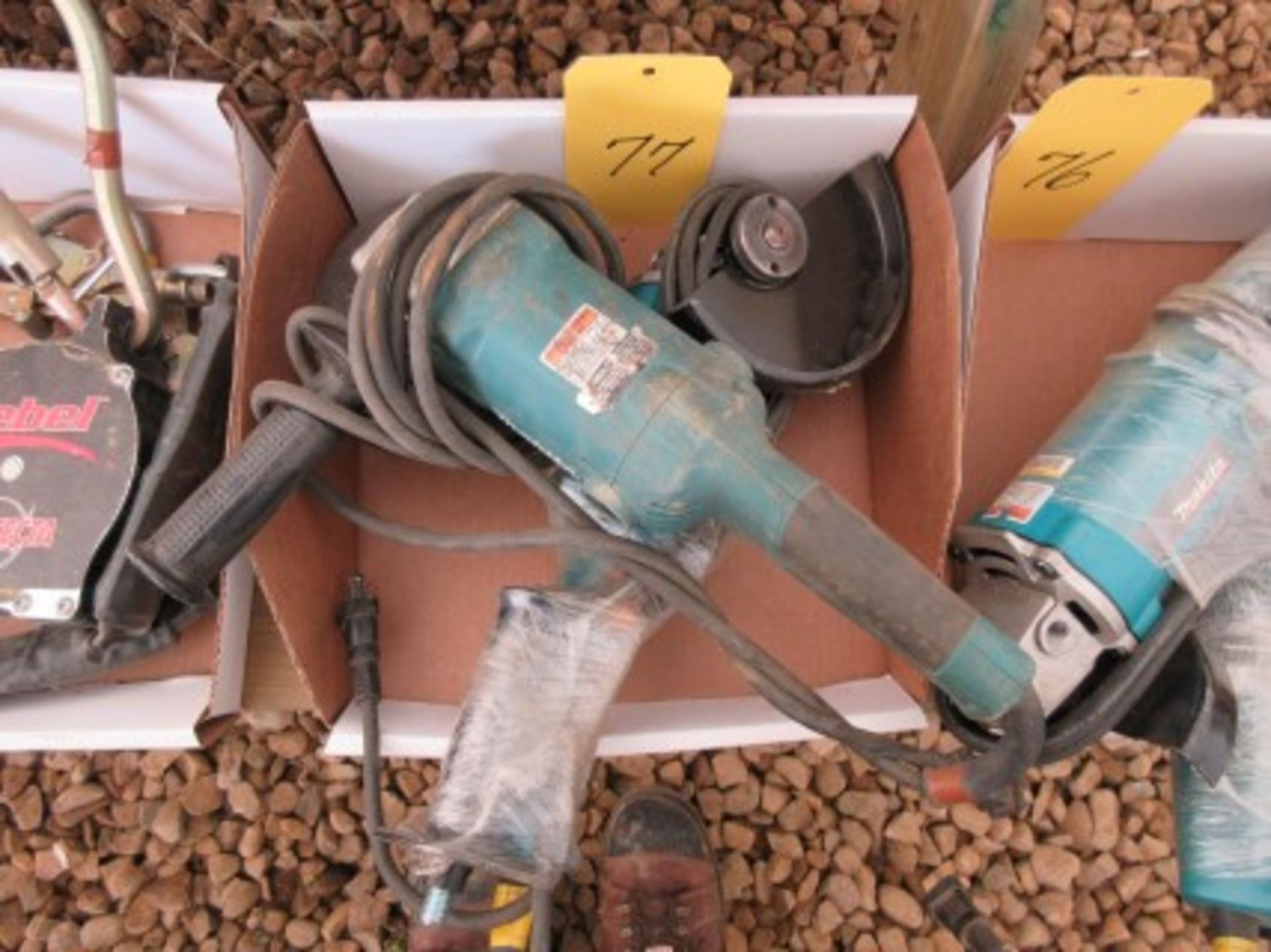 TWO - Makita 5'' elec. angle grinders