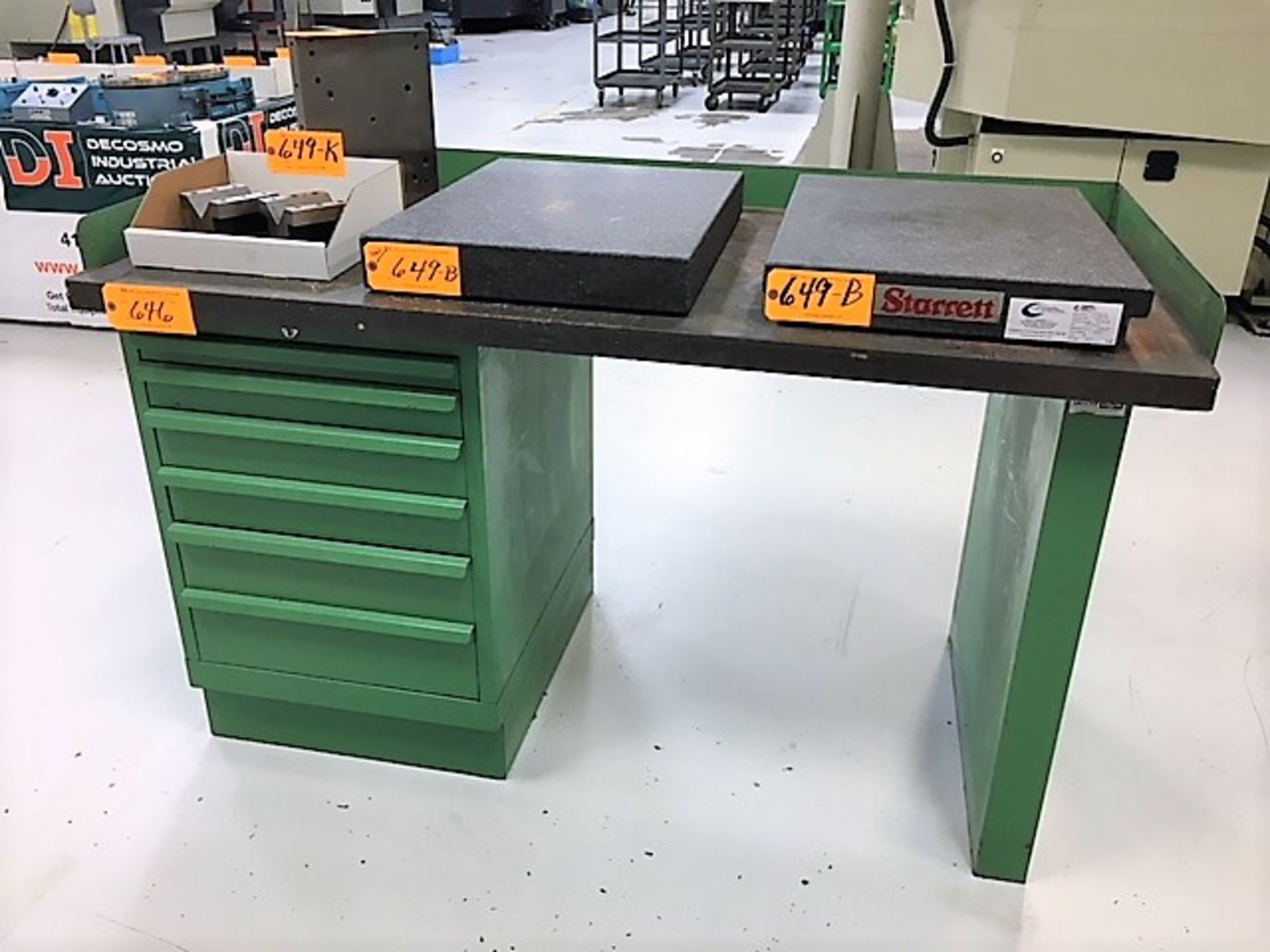 LISTA WOOD TOP WORK BENCH WITH CABINET