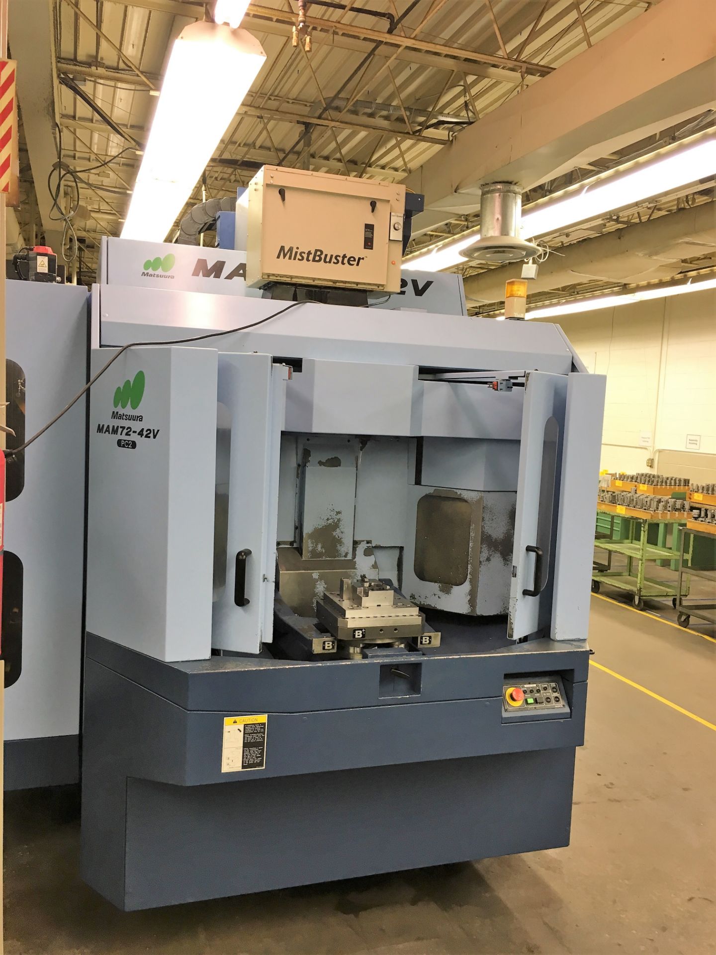 MATSUURA # MAM-72-42V ''TRUNNION-TYPE'' ''FULL-5-AXIS'' CNC VERTICAL MACHINING CENTER WITH - Image 4 of 7
