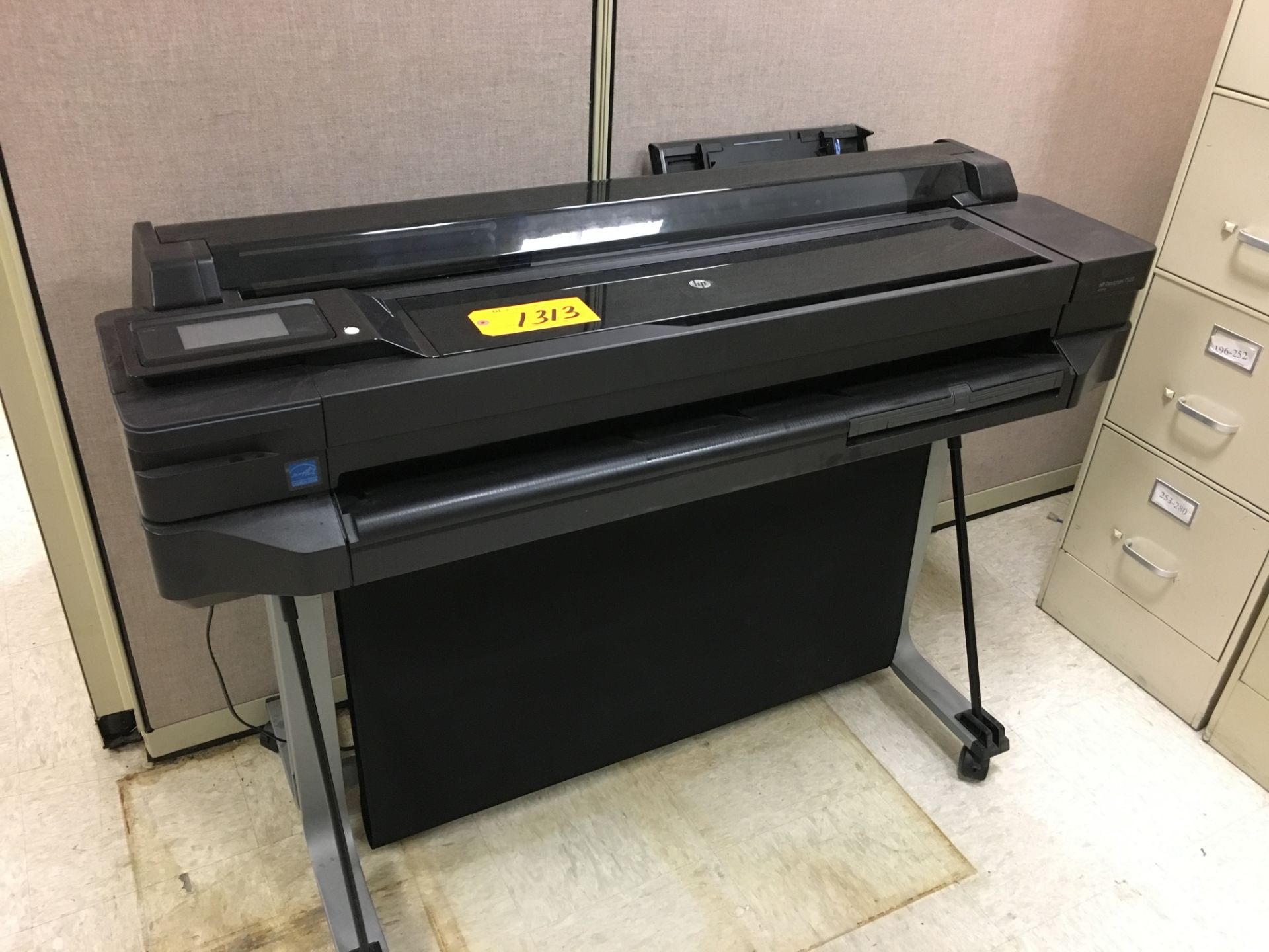 HP # DESIGN-JET MODEL # T520E WIDE PRINTER, S/N CN41M5M056