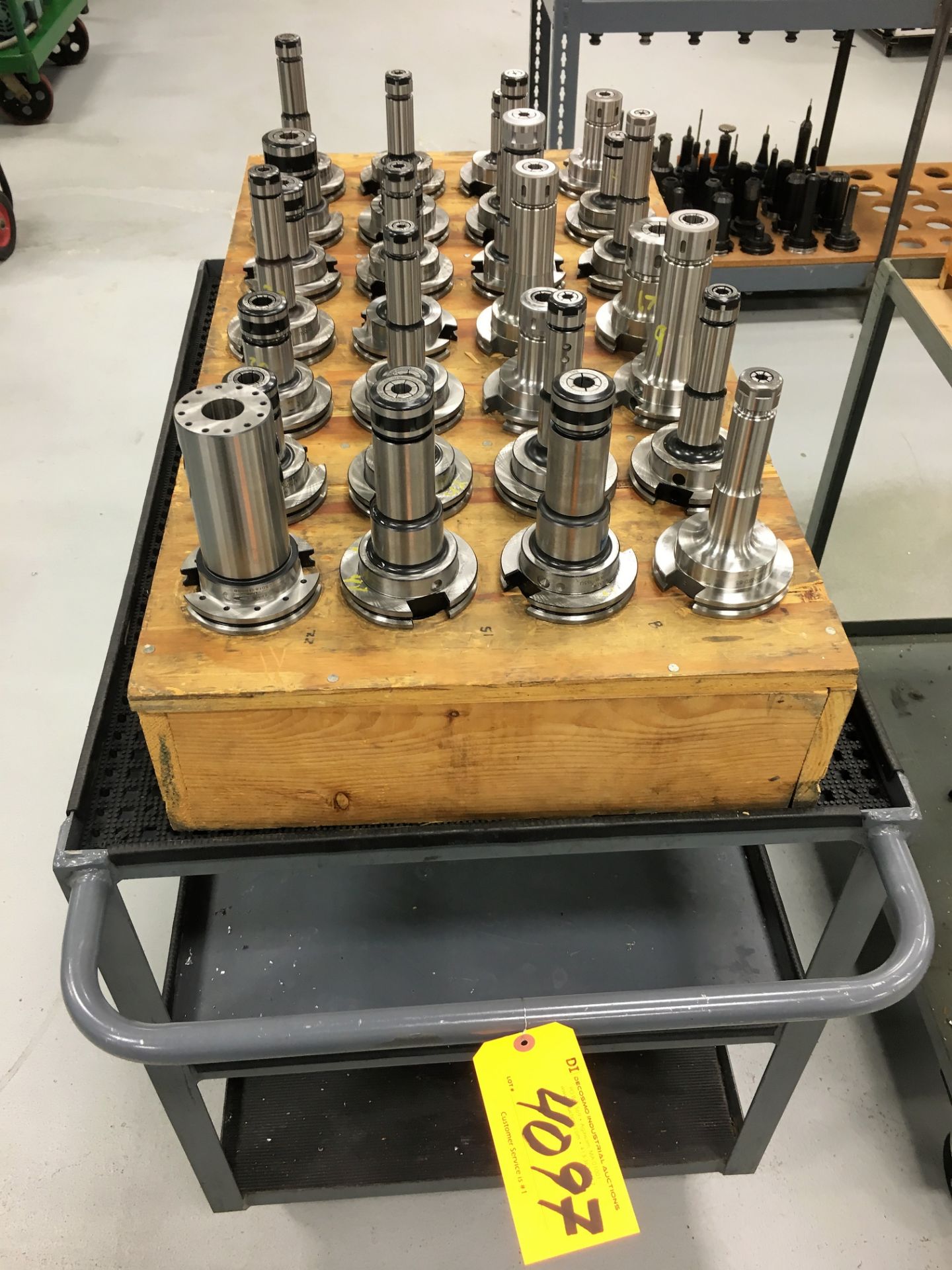 (28) LYNDEX-NIKKEN #CT-50 CNC TOOL HOLDERS WITH CART