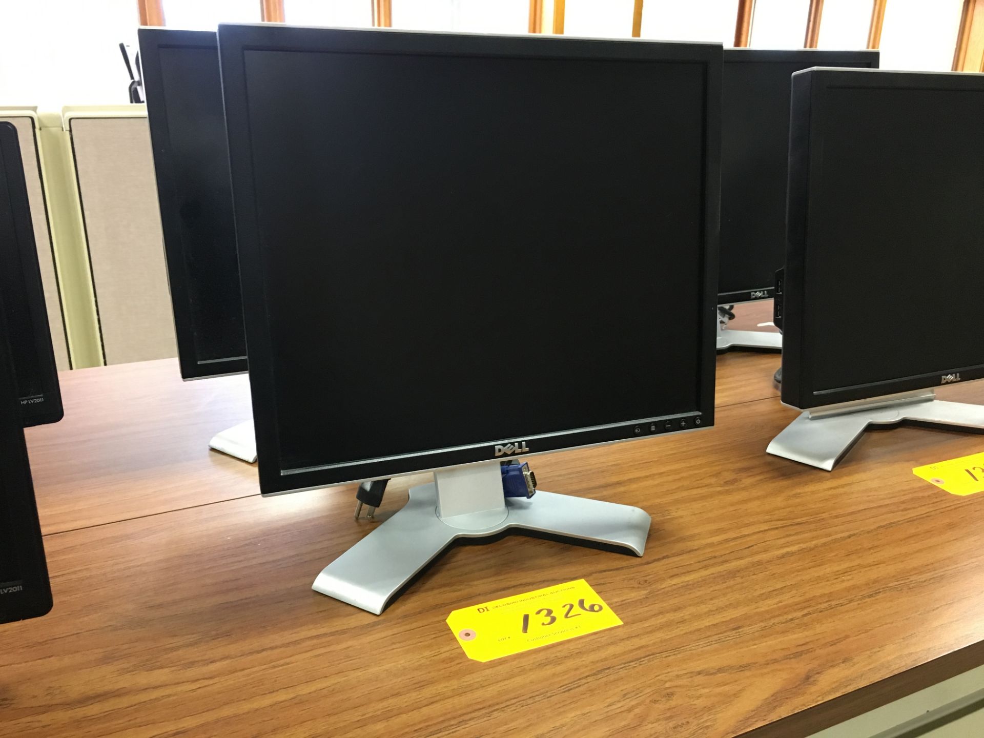 (2) FLAT SCREEN COMPUTER MONITORS