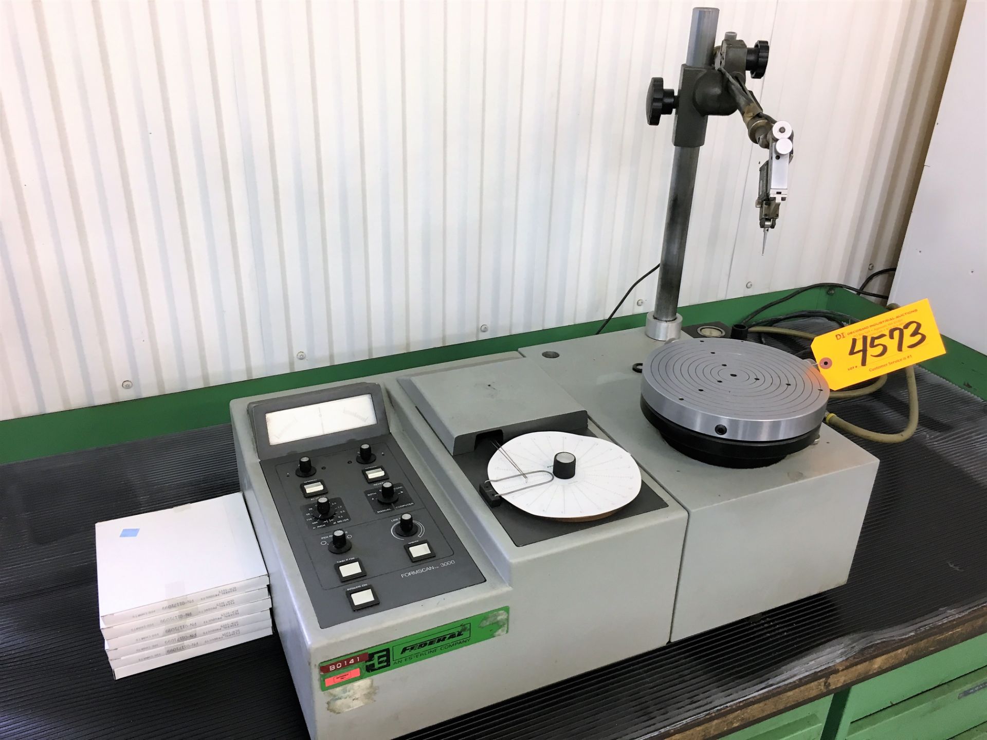 FEDERAL-ESTERLINE # FORMSCAN-3000 ROUNDNESS TESTER WITH RECORDER