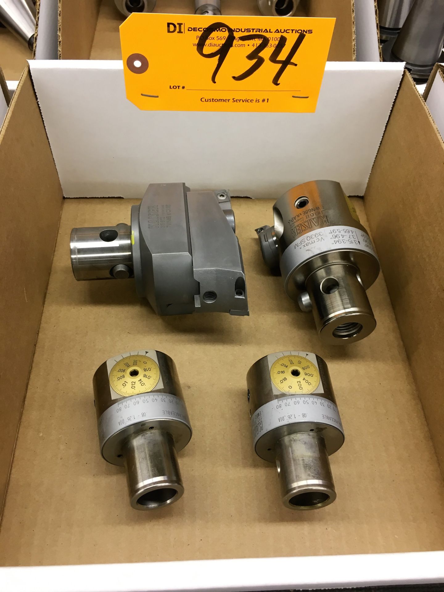 (4) KAISER #CT-40 PRECISION CNC BORING TOOLS