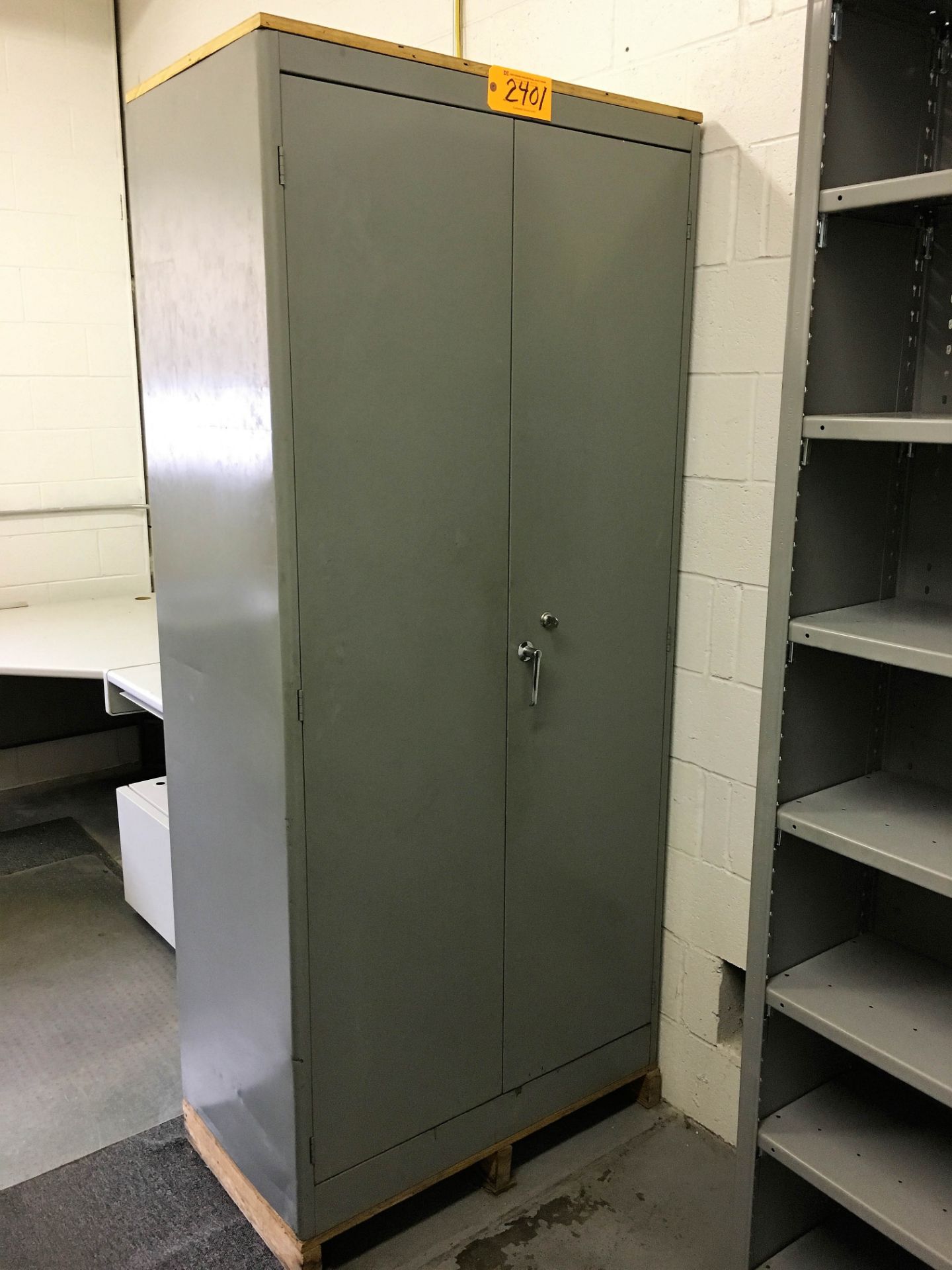 (2) METAL 2-DOOR CABINETS WITH CONTENTS (*See Photos)