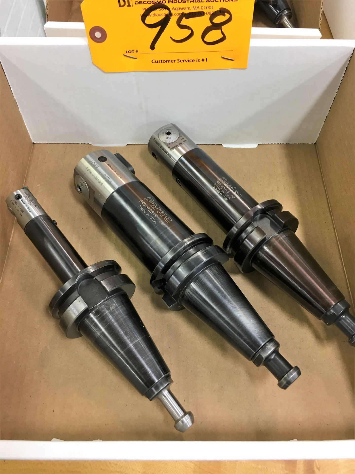 (3) PARLEC #BT-40 PRECISION BORING TOOLS