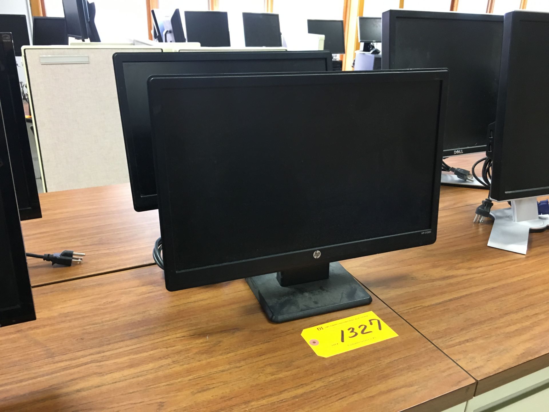 (2) FLAT SCREEN COMPUTER MONITORS