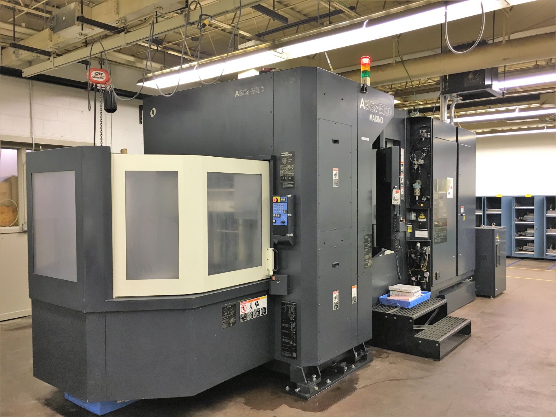 MAKINO # A66-5XD ''FULL-5-AXIS'' CNC ''HIGH PRECISION'' HORIZONTAL MACHINING CENTER WITH TRAVELS: - Image 4 of 6