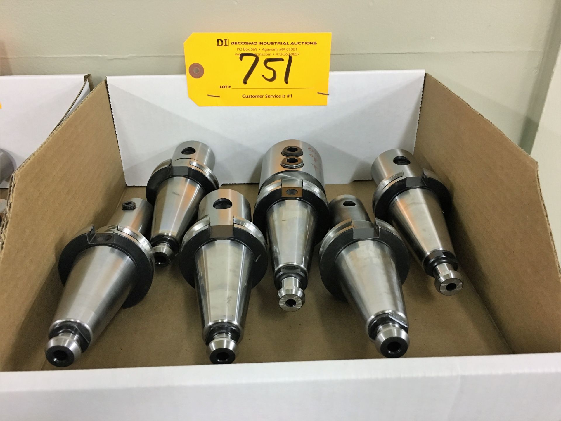 (6) LYNDEX-NIKKEN # CT-40 HIGH SPEED BALANCED CNC TOOL HOLDERS