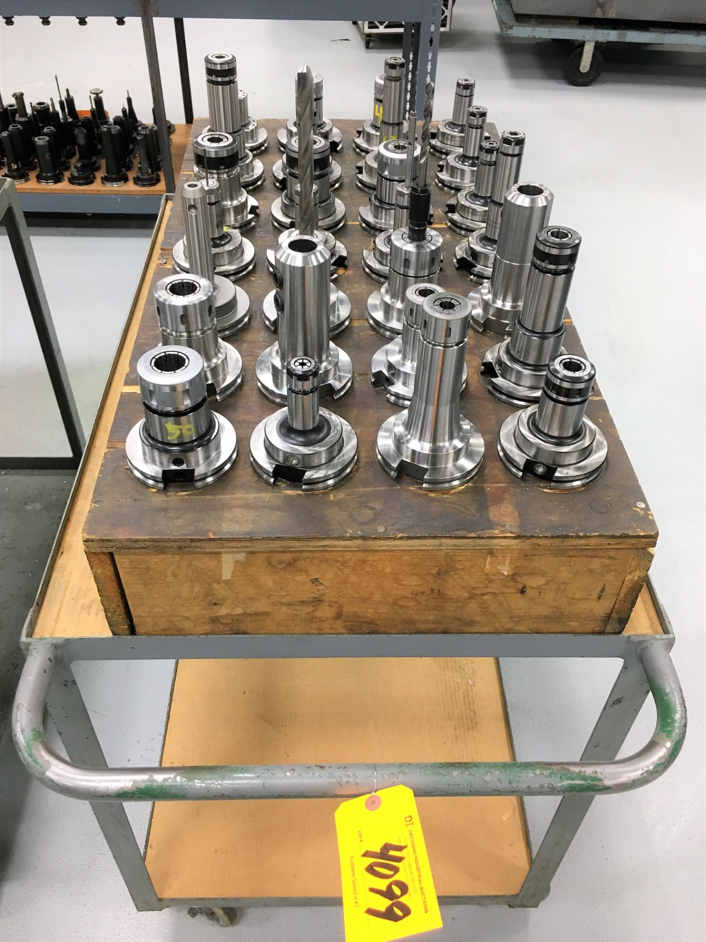 (28) LYNDEX-NIKKEN #CT-50 CNC TOOL HOLDERS WITH CART