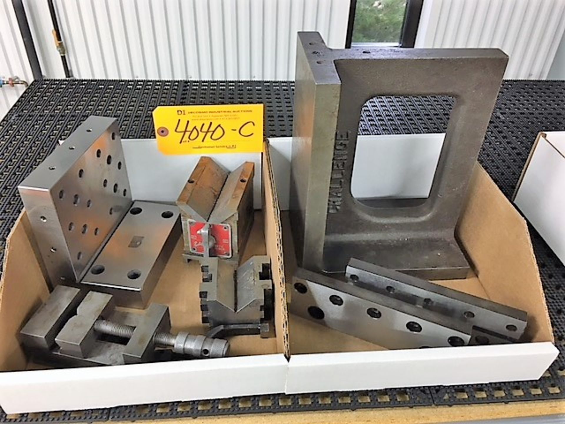 ANGLE PLATES, V-BLOCK, VISE & PARALLEL