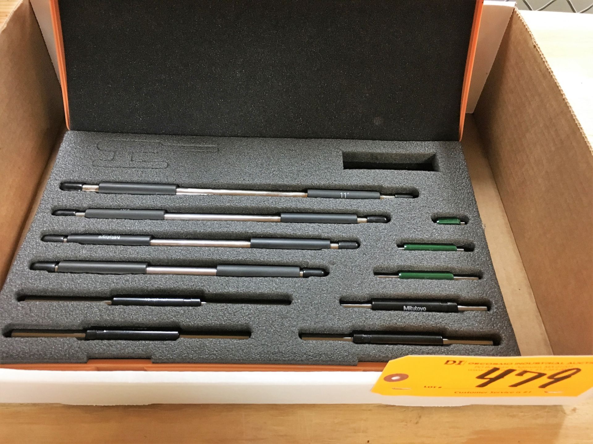 MITUTOYO 1''-12'' MICROMETER SETTING STANDARD SET