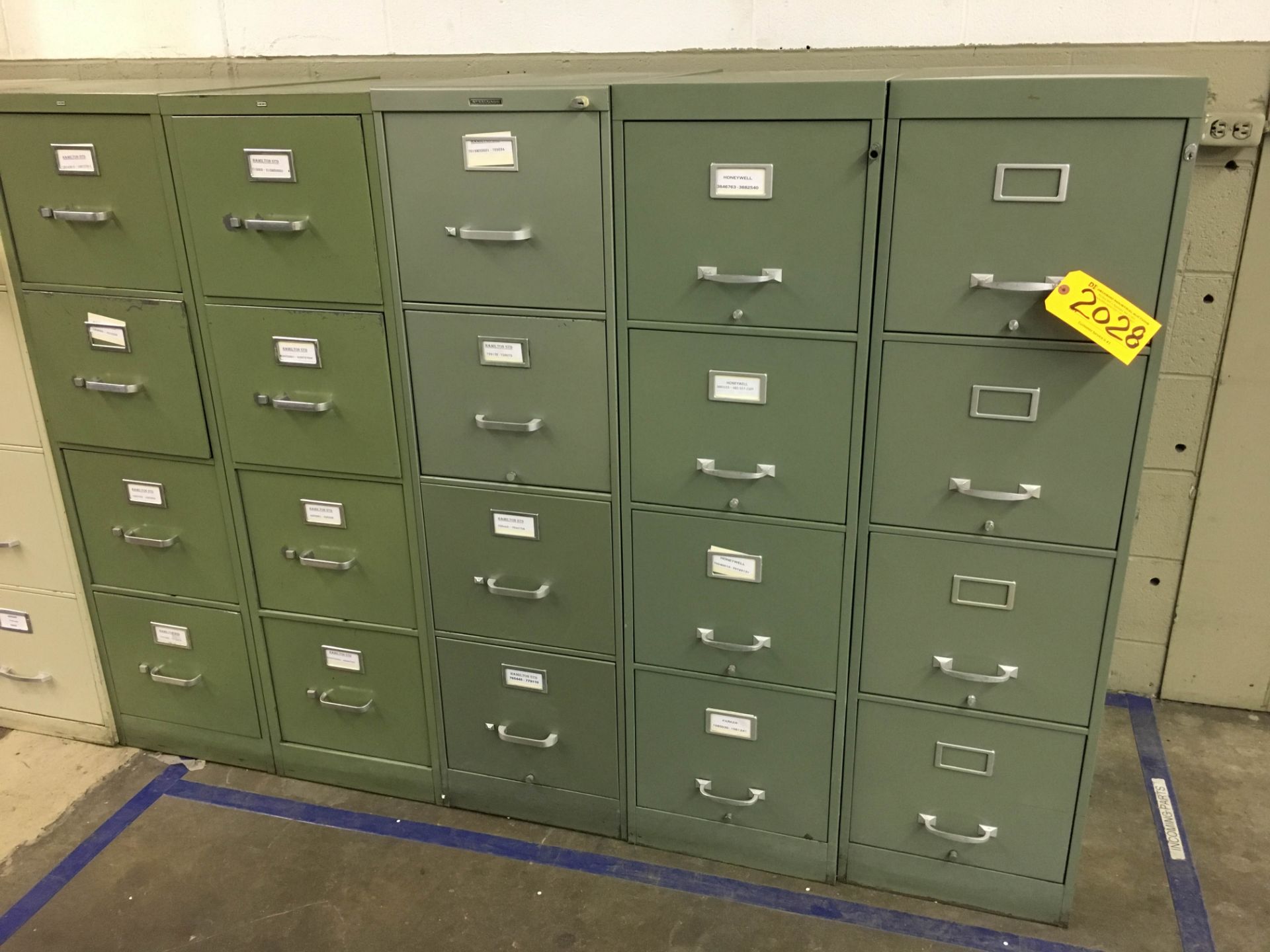 (5) 4-DRAWER FILE CABINETS