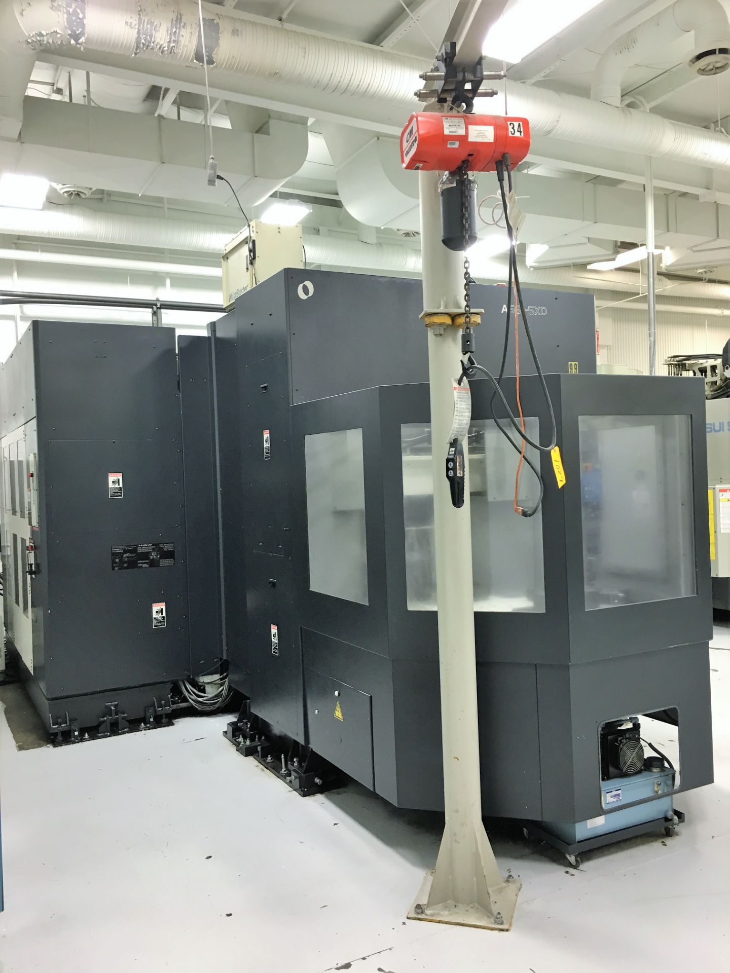 MAKINO # A66-5XD ''FULL-5-AXIS'' CNC ''HIGH PRECISION'' HORIZONTAL MACHINING CENTER WITH TRAVELS: - Image 7 of 8