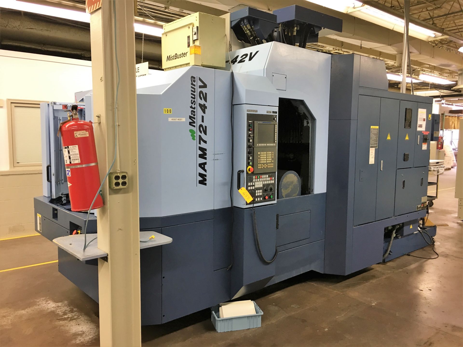 MATSUURA # MAM-72-42V ''TRUNNION-TYPE'' ''FULL-5-AXIS'' CNC VERTICAL MACHINING CENTER WITH