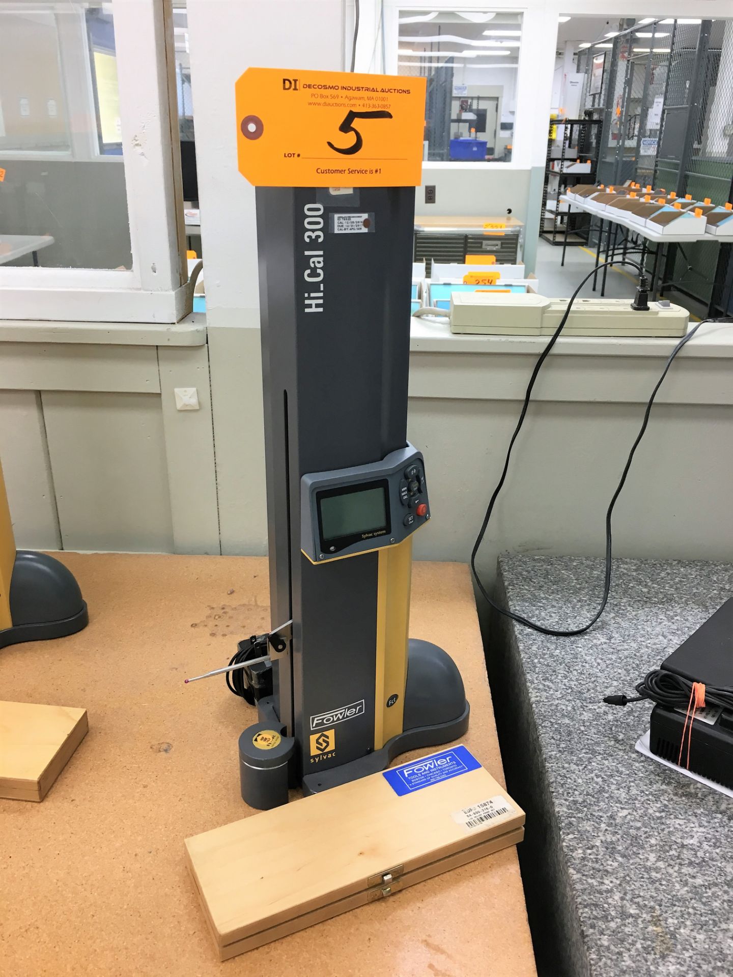 FOWLER-SYLVAC # HI-CAL-300 DIGITAL HEIGHT GAGE WITH CALIBRATION BLOCK