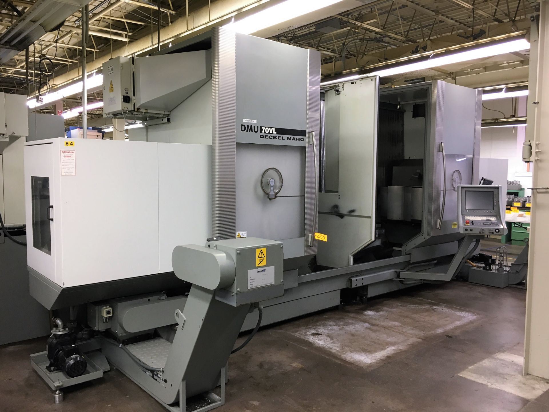 DECKEL-MAHO # DMU-70-VL ''FULL-5-AXIS'' CNC ''TWIN-CNC ROTARY TABLE'' VERTICAL MACHINING CENTER WITH