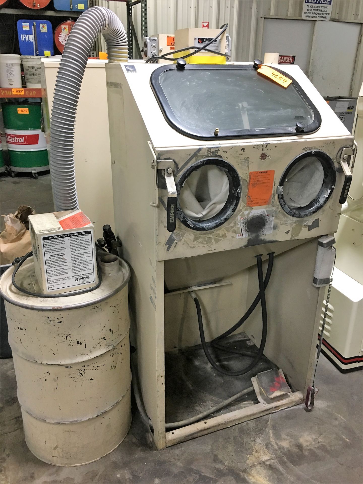 EMPIRE # EP-2430 BLAST CABINET WITH DUST COLLECTOR, S/N C-23994