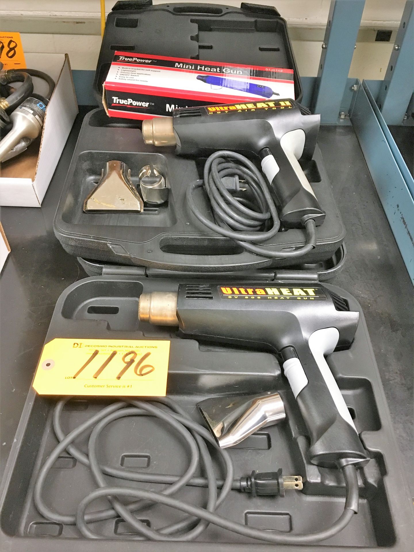 (3) HEAT GUNS (*SEE PHOTO)