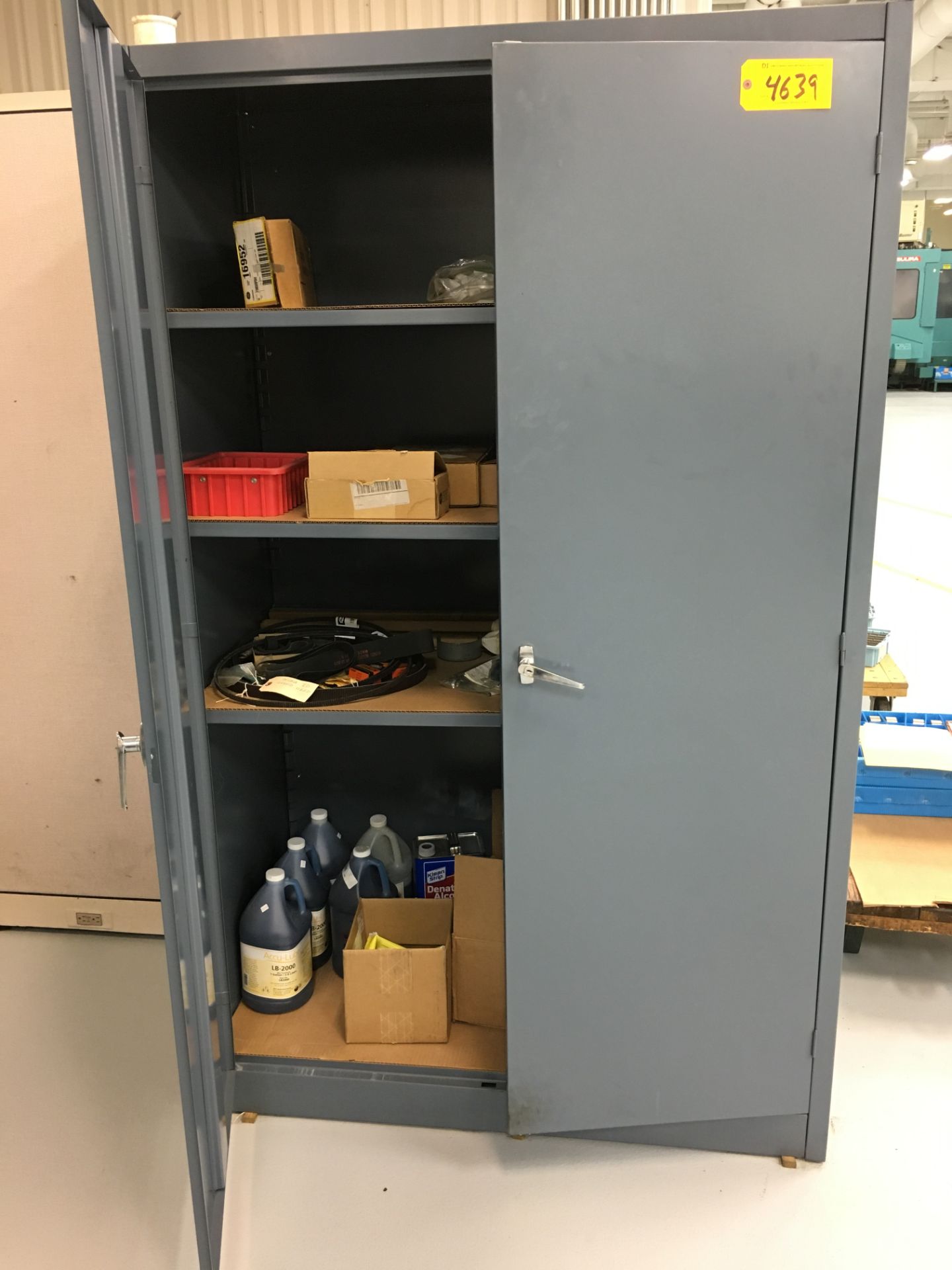 (2) METAL 2-DOOR CABINETS WITH CONTENTS (*SEE PHOTOS) - Image 2 of 2