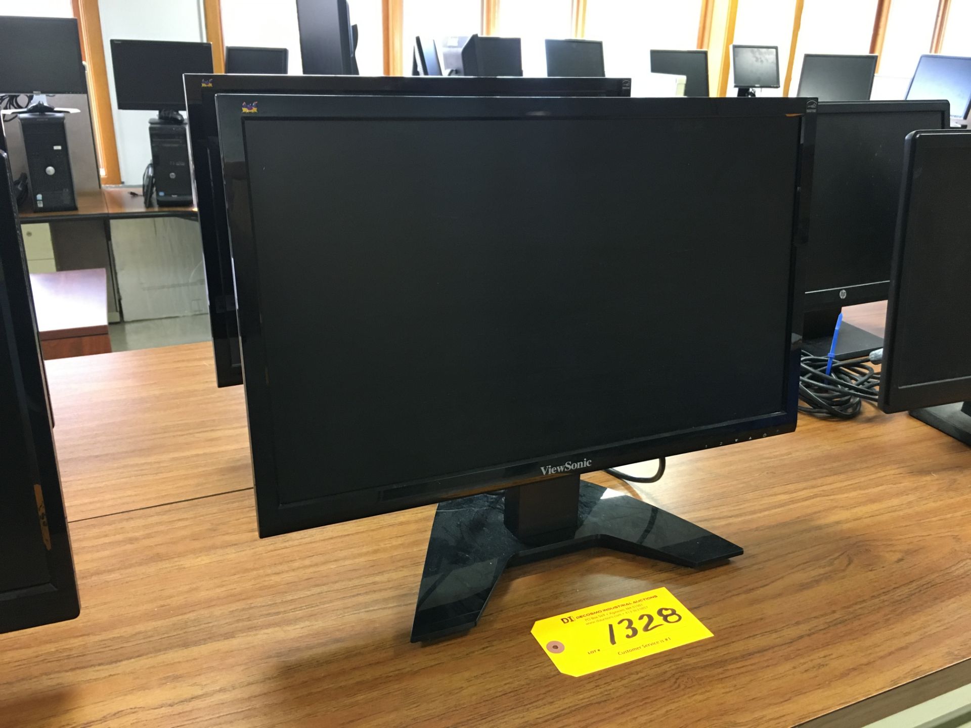 (2) FLAT SCREEN COMPUTER MONITORS