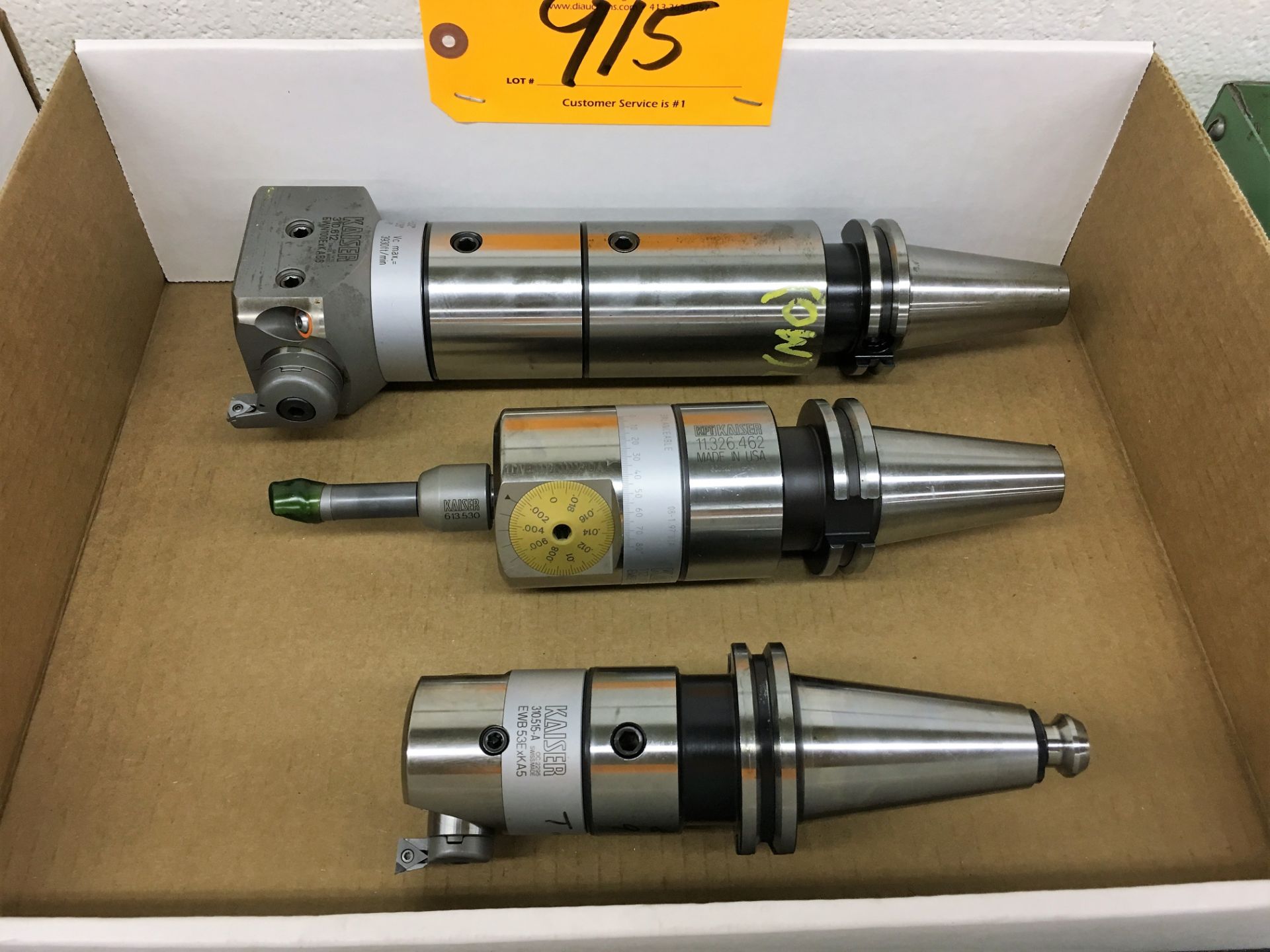 (3) KAISER #CT-40 PRECISION CNC BORING TOOLS