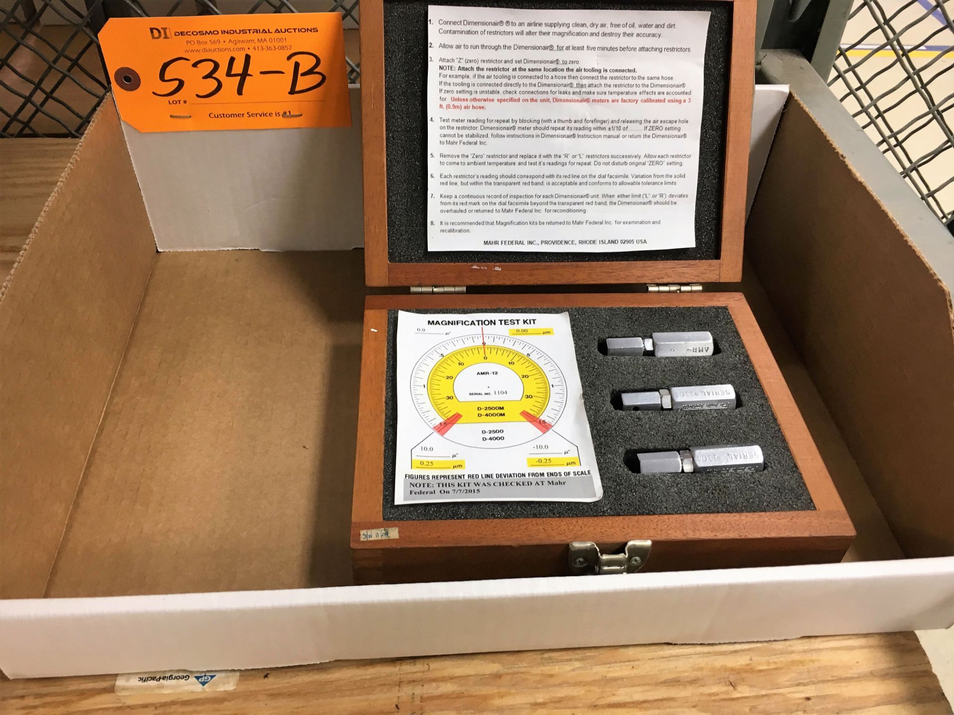 FEDERAL DIMENSIONAIR MAGNIFICATION TEST KIT